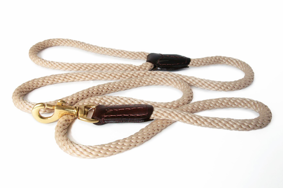Alvalley Rope and Leather Snap Lead - Luxvetco