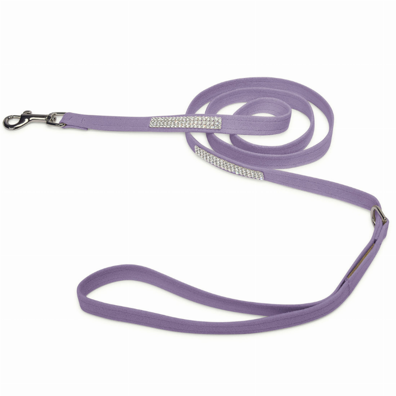 Susan Lanci Designs 3 Row Giltmore Crystals Leash - Luxvetco