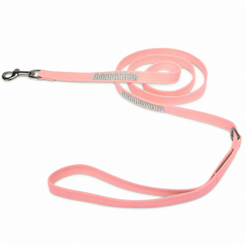 Susan Lanci Designs 3 Row Giltmore Crystals Leash - Luxvetco