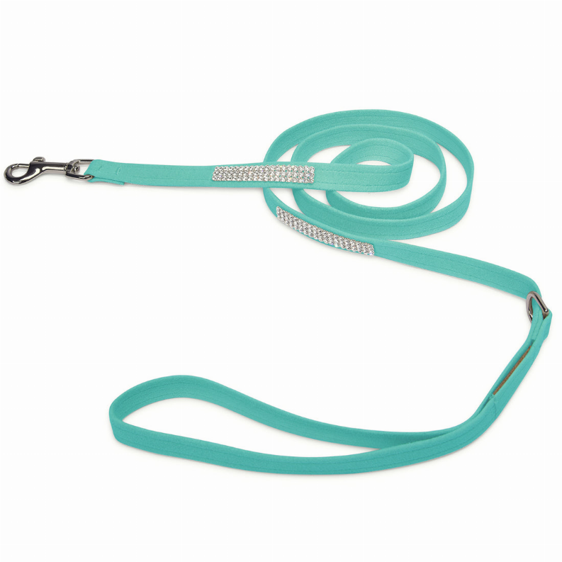Susan Lanci Designs 3 Row Giltmore Crystals Leash - Luxvetco