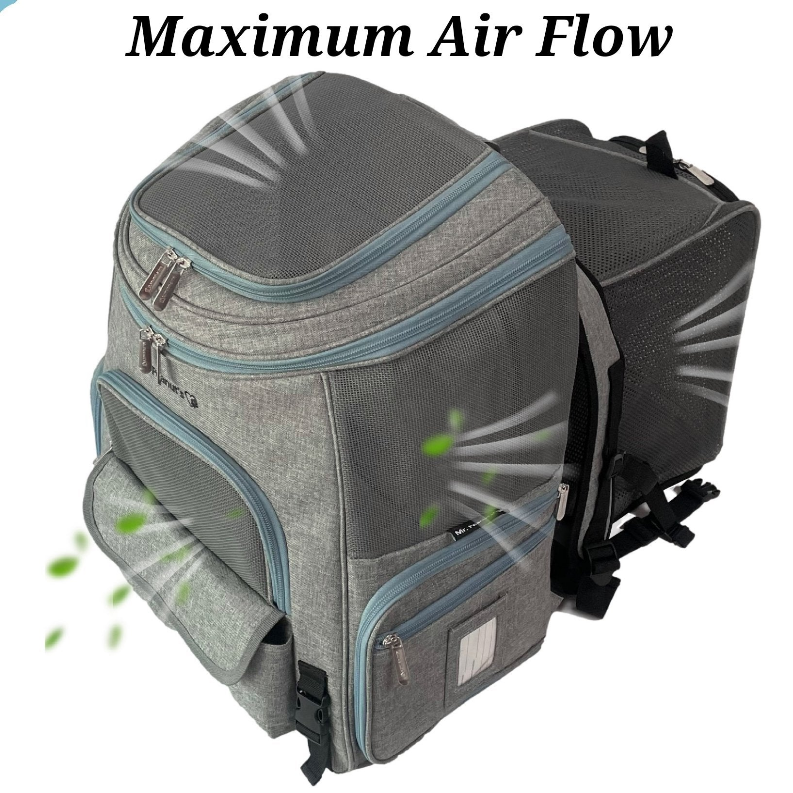 Mr. Peanut's Tahoe Series Expandable Backpack Pet Carrier - Luxvetco
