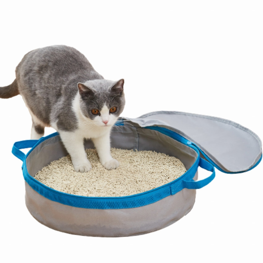 Mr. Peanut's PortaPotty Litter Box for Traveling Kitties - Luxvetco