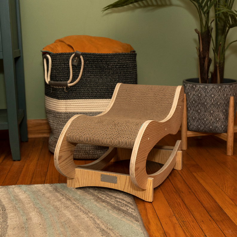 Cat Rocking Chair with Detachable Cat Swing