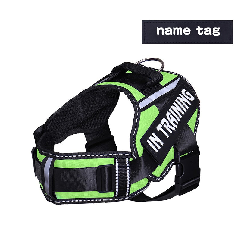 KOMMILIFE Adjustable Nylon Dog Harness Personalized - Luxvetco