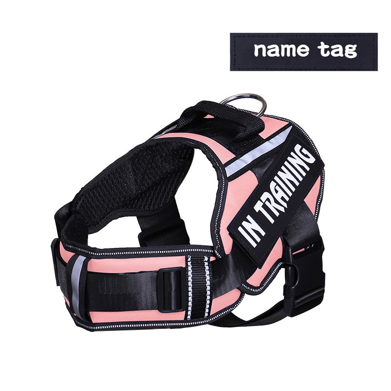 KOMMILIFE Adjustable Nylon Dog Harness Personalized - Luxvetco