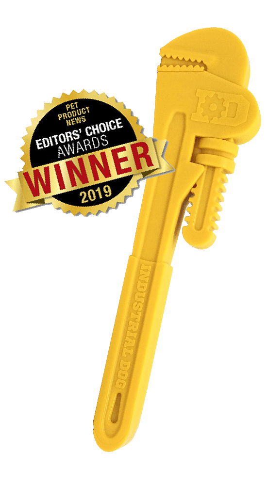 ID Pipe Wrench  Ultra Durable Nylon Dog Chew Toy for Aggressive Chewers - Luxvetco