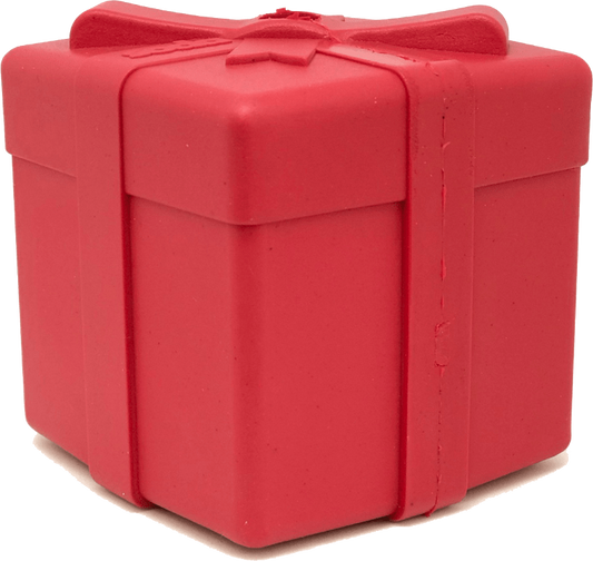 SP Gift Box Durable Rubber Chew Toy & Treat Dispenser - Luxvetco