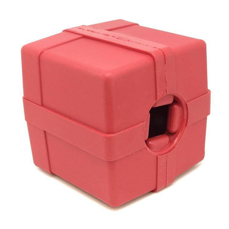 SP Gift Box Durable Rubber Chew Toy & Treat Dispenser - Luxvetco