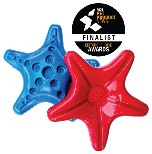 Starfish Ultra Durable Nylon Dog Chew Toy for Aggressive Chewers - Luxvetco