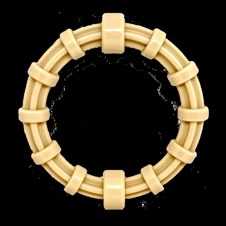 SP Honey Bone Chicken Flavored Teething Ring for Aggressive Chewers - Luxvetco