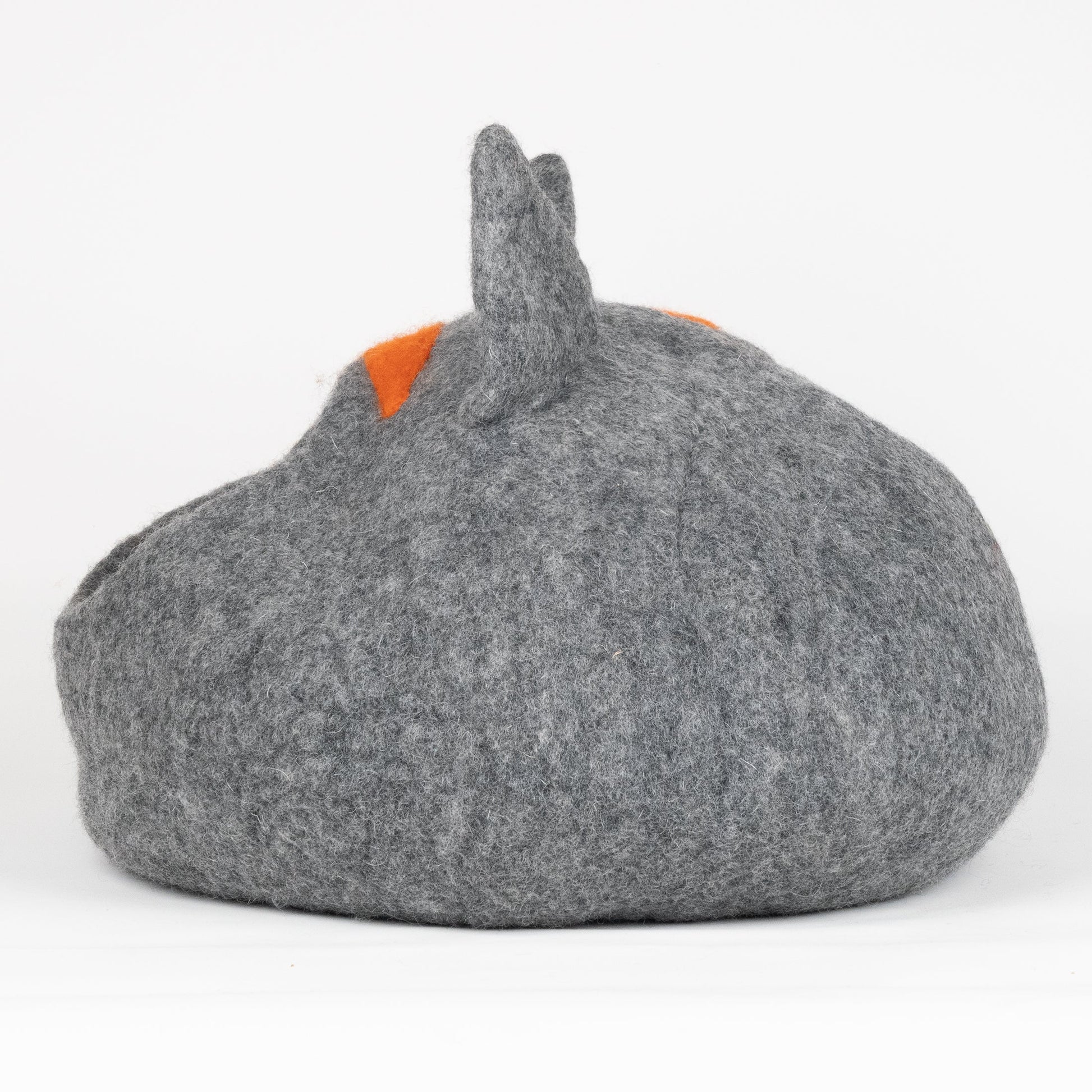 With Ears & Lightning Felt Cat Cave - Luxvetco