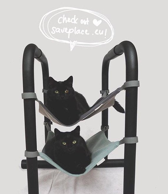 Saveplace® Chair Hammock for Storage & Pets, fleece - Luxvetco