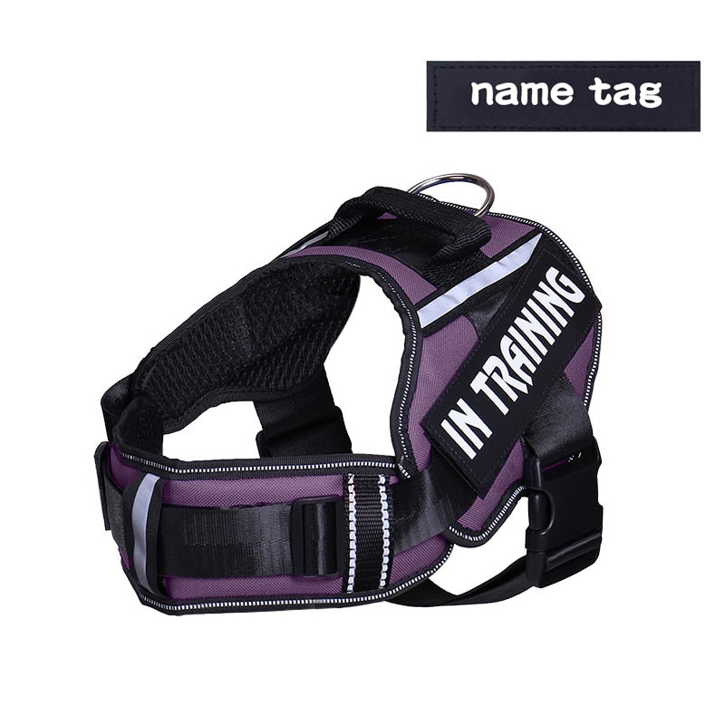 KOMMILIFE Adjustable Nylon Dog Harness Personalized - Luxvetco