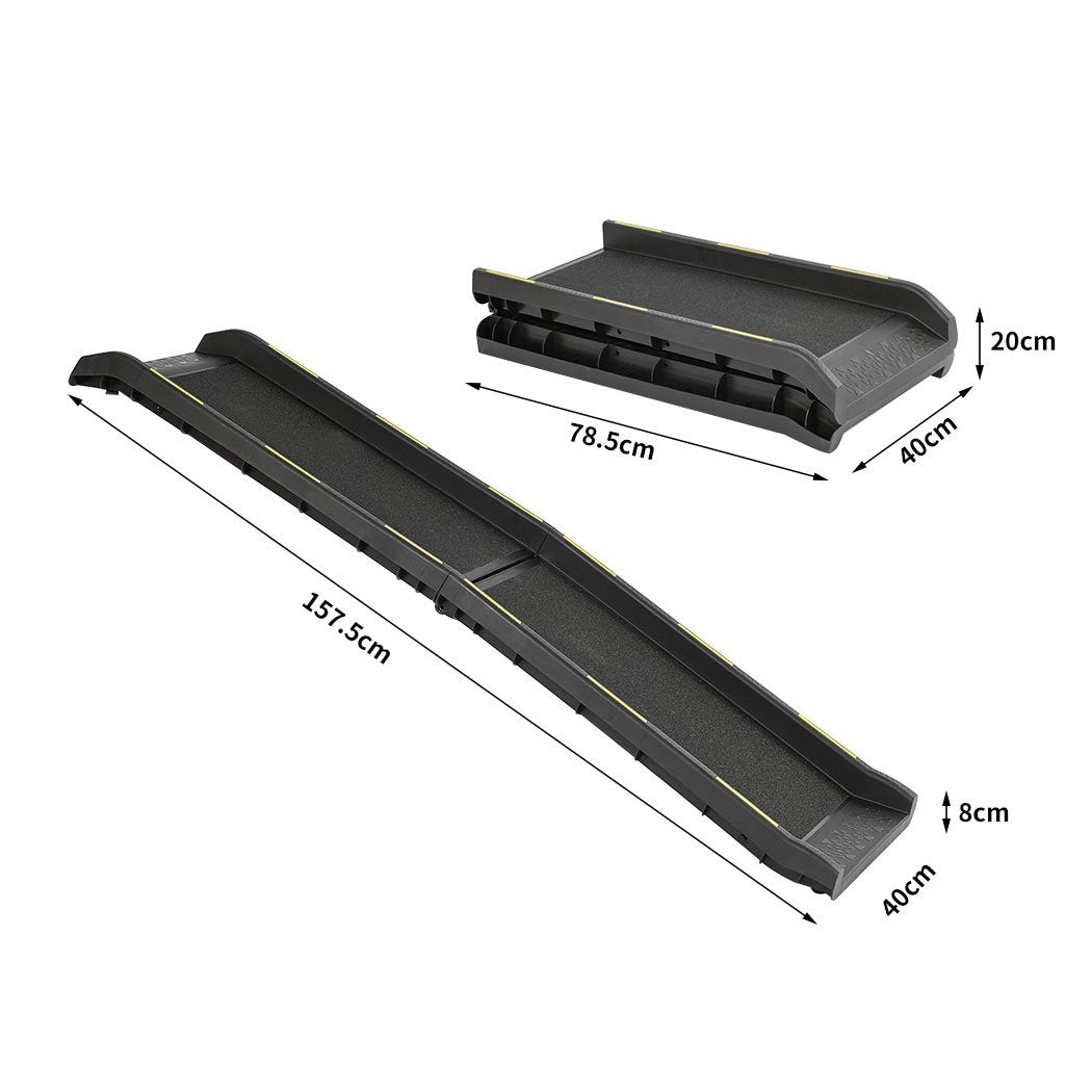 Pet Stairs Dog Ramp Ramps Foldable Ladder Steps - Luxvetco